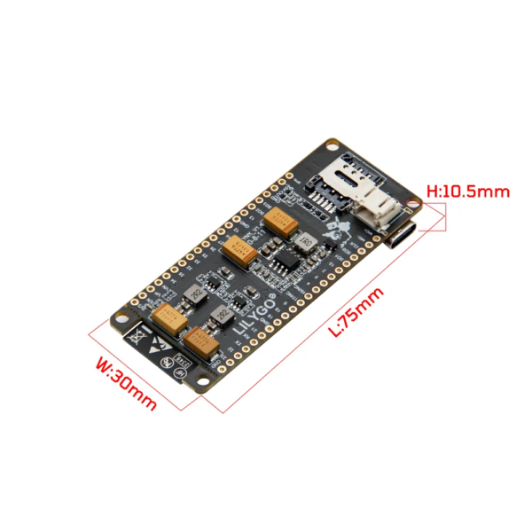 LILYGO TTGO T-Call V1.4 SIM800L ESP32 Development Board - Image 3