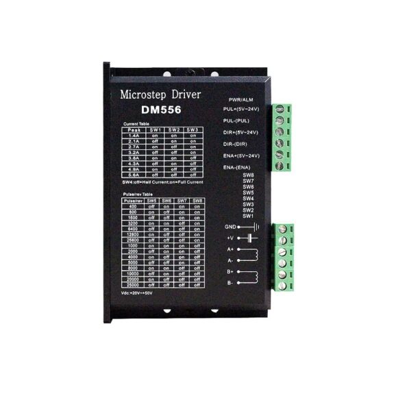 DM556 Stepper Motor Driver – 20-50V, 1.4-5.6A - Image 3