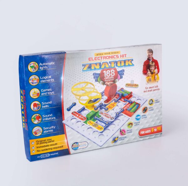 Znatok Snap Circuits Electronics Kit for STEM Kids – Model #188