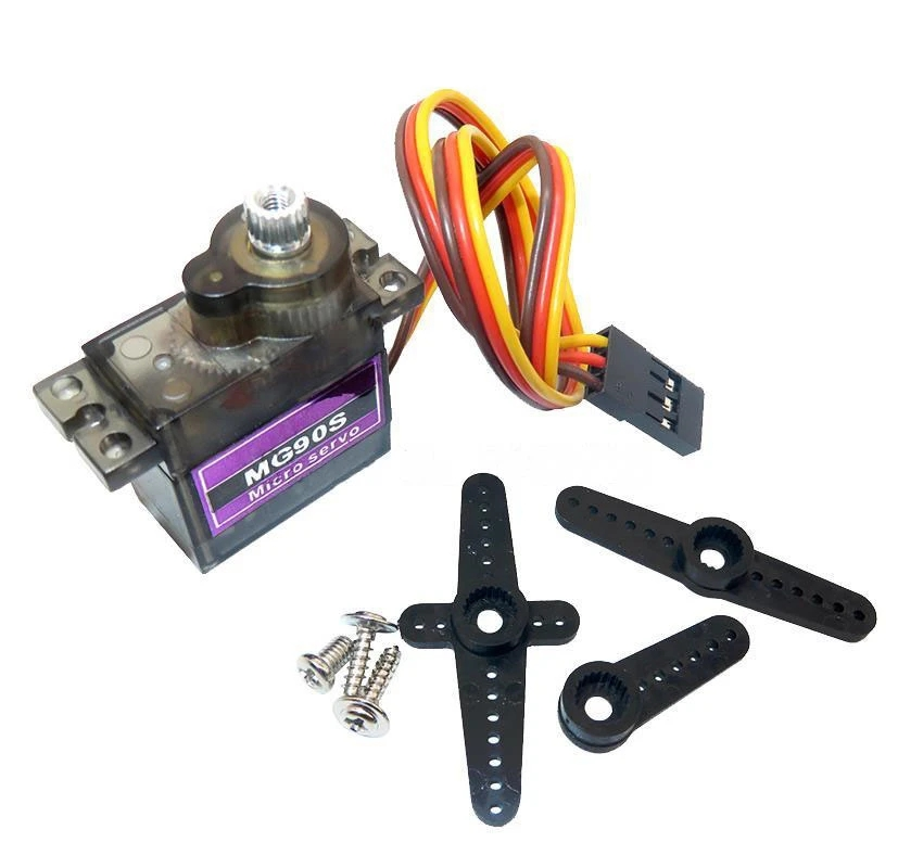 MG90S Metal Gear Micro Servo – 180° High-Torque 9g Servo